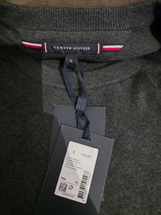 Jersey Tommy Hilfiger Gris Talla XL