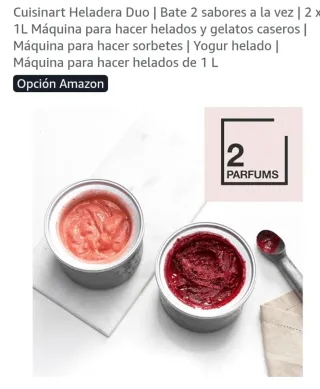 Cuisinart Heladera Duo 2 Sabores