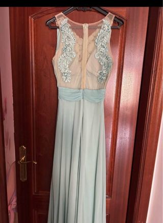 Vestido de fiesta azul talla S