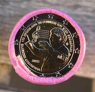 Moneda 2€ Grecia 2025 Mikis Theodorakis