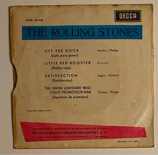 Rolling Stones - 1ª Edición Española - Vinilo EP