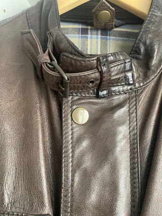 Chaqueta Belstaff Cuero Marrón Talla XL