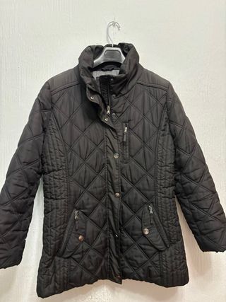 Abrigo negro mujer talla 42