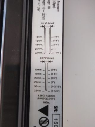 Grapadora Clavadora Neumática 32mm
