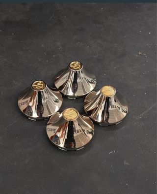 Tapas de llanta cromadas con logo S