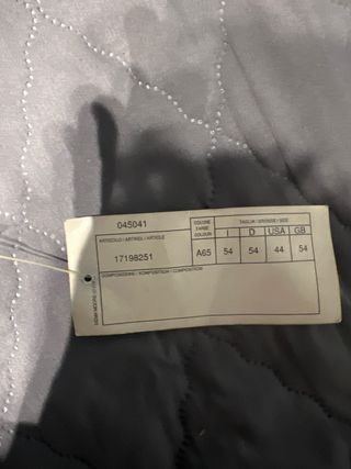 Sigma Moore Caja Ropa Talla 54