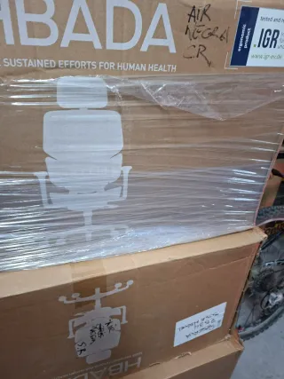 Silla Oficina Ergonómica Hbada E3 Air negra NUEVA