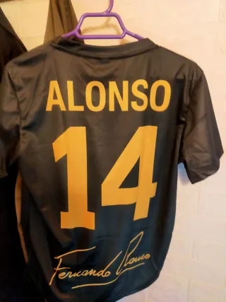 t. L y XL,Camiseta Ferd Alonso 14 Firma.A ESTRENAR