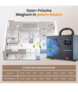 Generatore Ozono 40000 mg/h Purificatore Aria