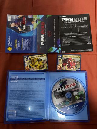FIFA 15 y PES 2018 PS4