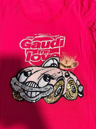 T-shirt Gaudi donna rosa