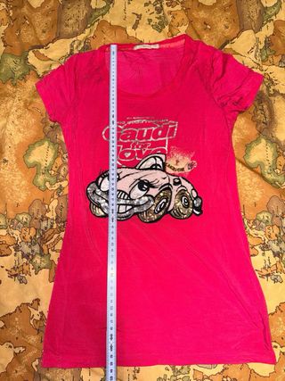 T-shirt Gaudi donna rosa