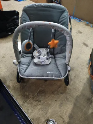 Mecedora para bebé gris Bebeconfor