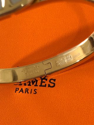 Bracciale Hermès Oro Nero