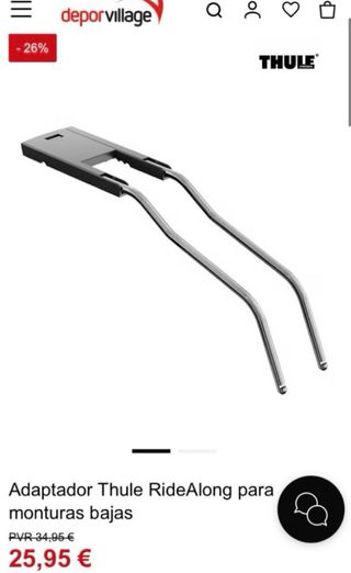 Adaptador Sillín Thule Silla RideAlong NUEVO