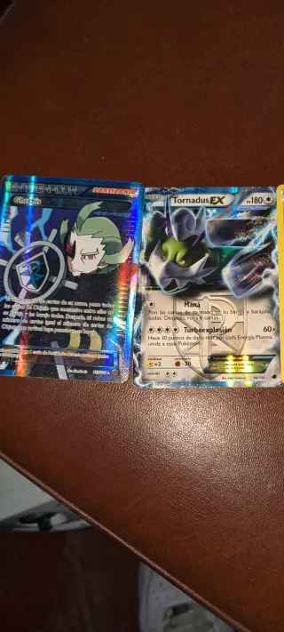 Cartas Pokémon Ghetsis y Tornadus EX Plasma