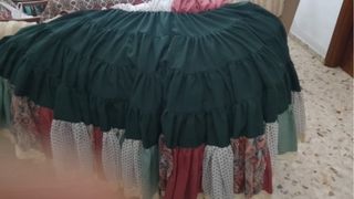 Camisa y falda flamenca talla M