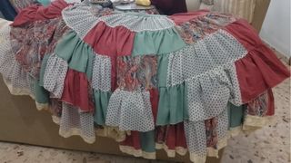 Camisa y falda flamenca talla M