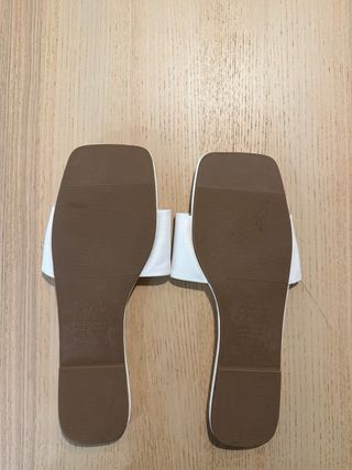 Sandalias Planas Blancas Verano