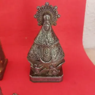 Figuras Religiosas Antiguas lote pequeñas bronce