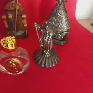 Figuras Religiosas Antiguas lote pequeñas bronce