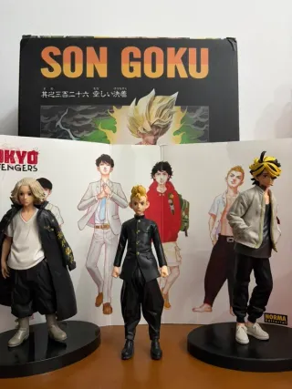 Pack Figuras Tokyo Revengers: Mikey, Kazutora, Tak
