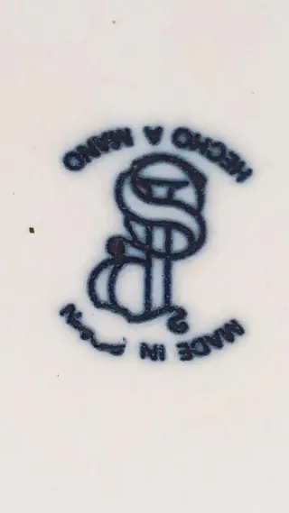 Figura porcelana vintage niños columpio