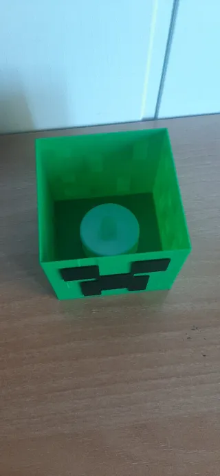 Lampada Creeper Minecraft