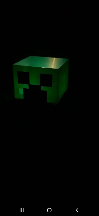 Lampada Creeper Minecraft