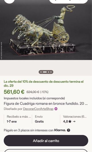 Cuadriga Romana (Arte Romano)