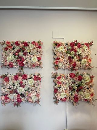 Marcos de flores decorativos