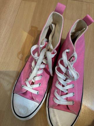 Zapatillas botín rosa chicle talla 39