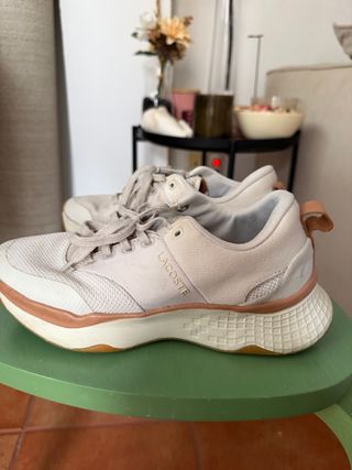 Zapatillas Lacoste Beige/Blanco