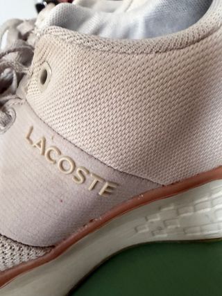 Zapatillas Lacoste Beige/Blanco