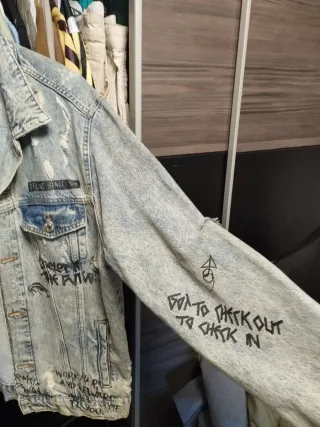 Cazadora vaquera Zara hombre