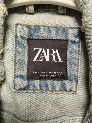 Cazadora vaquera Zara hombre