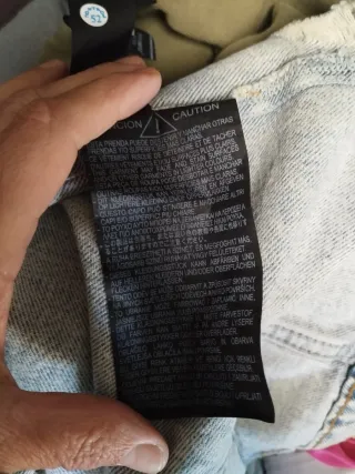 Cazadora vaquera Zara hombre