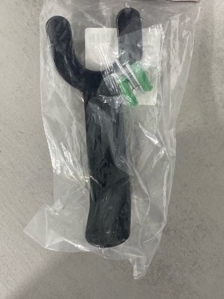 Soporte Casco Moto y Llaves Negro