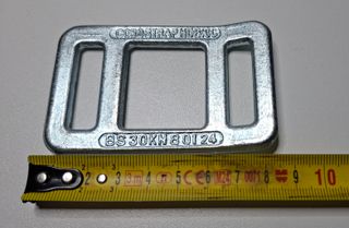 4 Hebillas de trincaje  de acero forjado