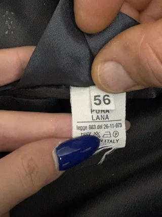 Cappotto Uomo 100% Lana Elegante Nero.