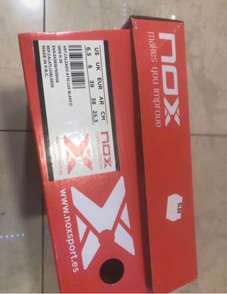 Zapatillas Padel Nox Blancas