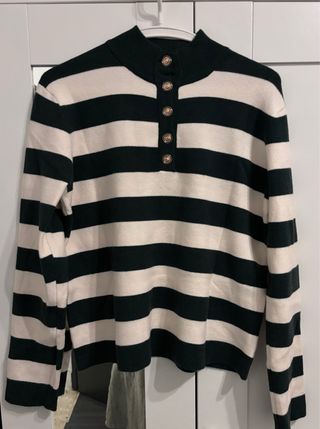 Jersey rayas verde y blanco