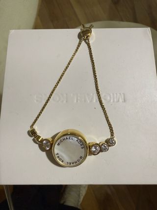 Pulsera Michael Kors Dorada con Cristales