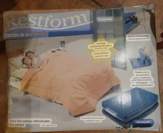 Colchón de aire elevado Restform 2 plazas