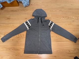 Sudadera Air Jordan Gris con Logo