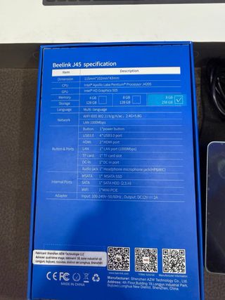 Mini PC + Monitor Fujitsu 24” + Teclado + Ratón