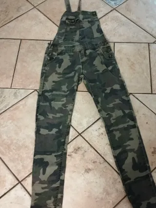Salopette donna camouflage