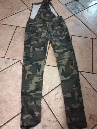 Salopette donna camouflage