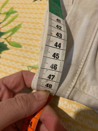 Pantaloni Zara Uomo Beige Strappati TgXL