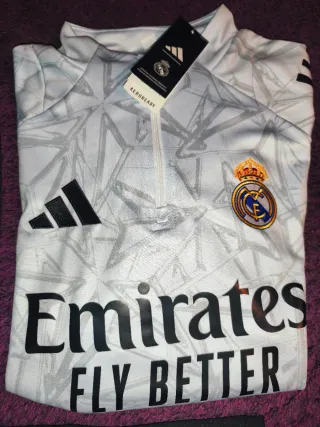 Chándal Real Madrid Adidas Blanco y Negro 25/26